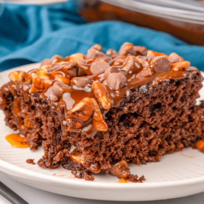 Chocolate Turtle Cake