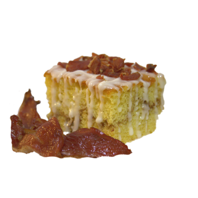 Honey Bun Bacon Cake
