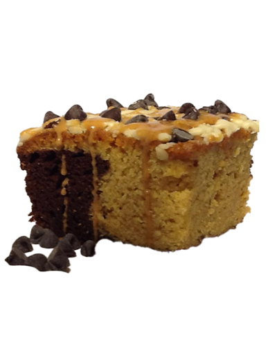 Honey Bun Chocolate Chip Peanut Butter Cake