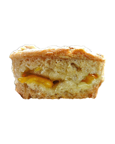 Honey Bun Peach Cake