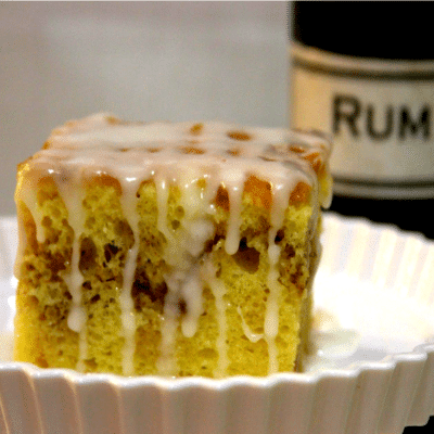 Honey Bun Rum Cake